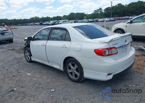 2012 Toyota Corolla S z USA, uszkodzony, nr VIN 2T1BU4EE7CC804248